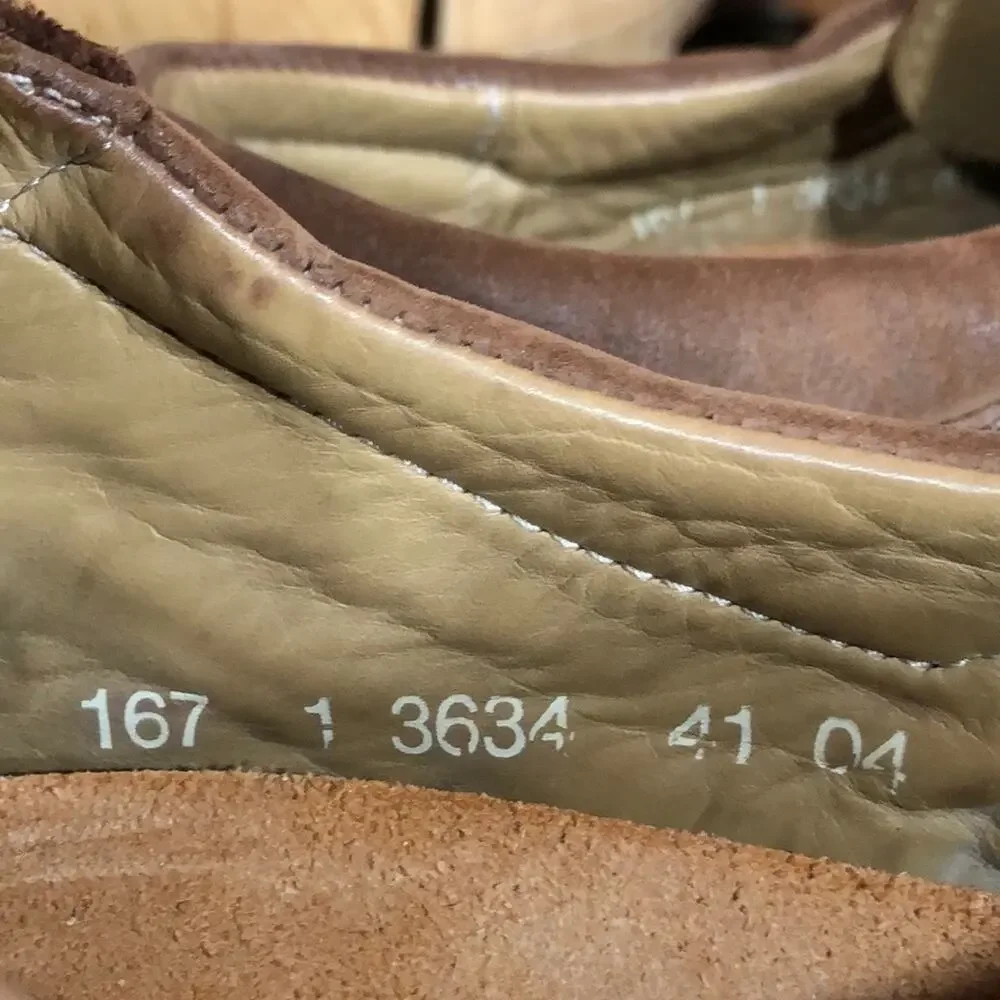 Birkenstock Memphis 4-Eye Tan Brown Nubuck Lace-Up Comfort Oxfords Mens Size 8